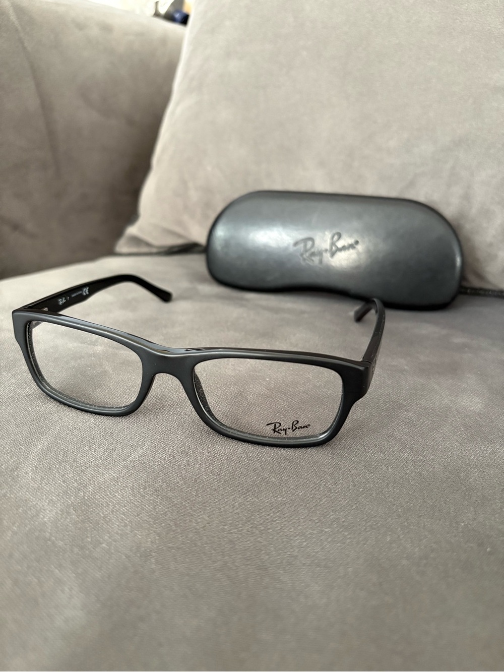 Brand New Ray-Ban Matte Black Glasses